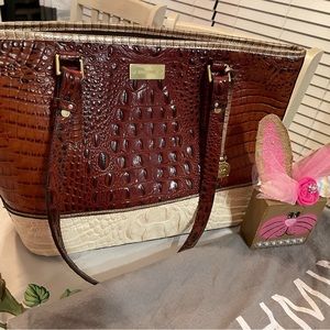 GUC Older Pecan Asher, great condition 3 pen marks inside the bag. Non smoking